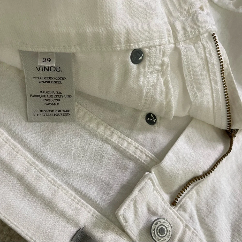 Vince White Jean Shorts - Picture 3 of 4